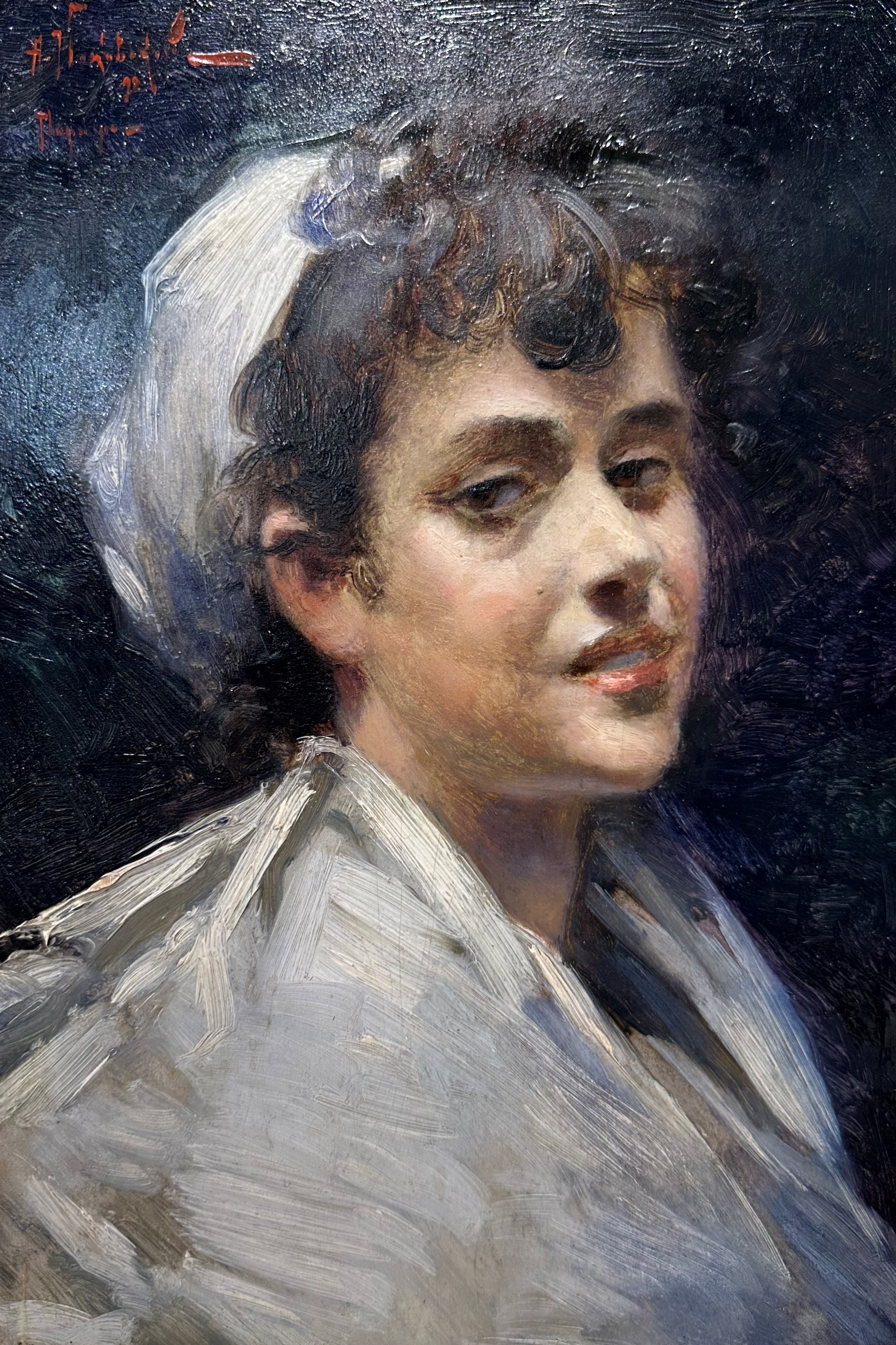 Маковский А.В., Портрет девушки, 1892 г. 